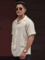 OnlyTrend Men Striped Spread Collar India Slim Casual Shirt