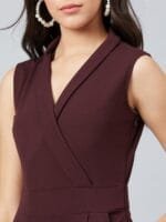 Onlytrend Women Brown Solid Basic Jumpsuit