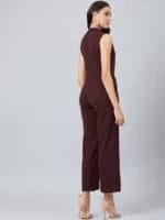 Onlytrend Women Brown Solid Basic Jumpsuit