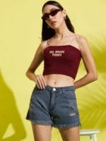 OnlyTrend Women Loose Fit Denim Denim Shorts