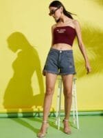 OnlyTrend Women Loose Fit Denim Denim Shorts