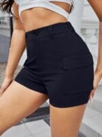 OnlyTrend Women Loose Fit High-Rise Cargo Shorts