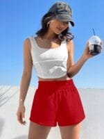 OnlyTrend Women Loose Fit High-Rise Regular Shorts