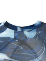 OnlyTrend x Revolte Printed Net Styled Back Top