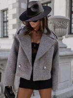 OnlyTrend x Revolte Women Single-Breasted Overcoats