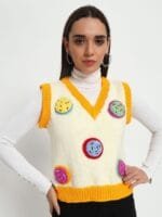 OnlyTrend Women Cable Knit Woollen Pullover