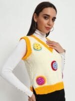 OnlyTrend Women Cable Knit Woollen Pullover