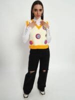 OnlyTrend Women Cable Knit Woollen Pullover