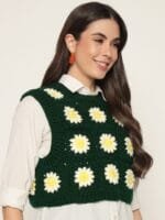 OnlyTrend Women Embroidered Woollen Pullover