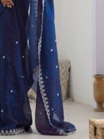 Anouk Embellished Sequinned Tissue Designer Saree