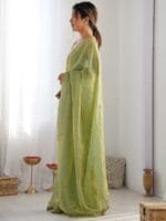 Anouk Embellished Sequinned Tissue Saree