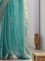 Anouk Embellished Sequinned Tissue Saree