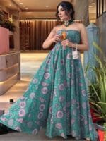 DressBerry Women Strapless Cotton Maxi Dress