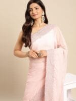 kasee Embellished Beads and Stones Saree