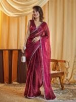 kasee Embellished Beads and Stones Saree