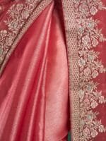 kasee Floral Embroidered Silk Blend Saree