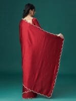 OnlyTrend Beads and Stones Satin Sarees