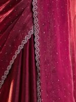 OnlyTrend Embellished Beads and Stones Saree