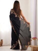 OnlyTrend Embellished Embroidered Saree