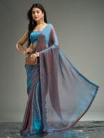 OnlyTrend Embellished Silk Blend Saree