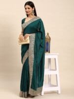 OnlyTrend Embellished Zari Saree