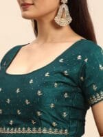 OnlyTrend Embellished Zari Saree