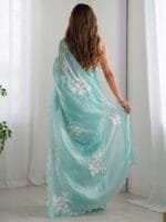 OnlyTrend Ethnic Motifs Sequinned Saree