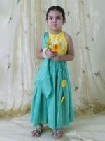 Tiber Taber Girls Embroidered Ready to Wear Lehenga & Blouse With Dupatta